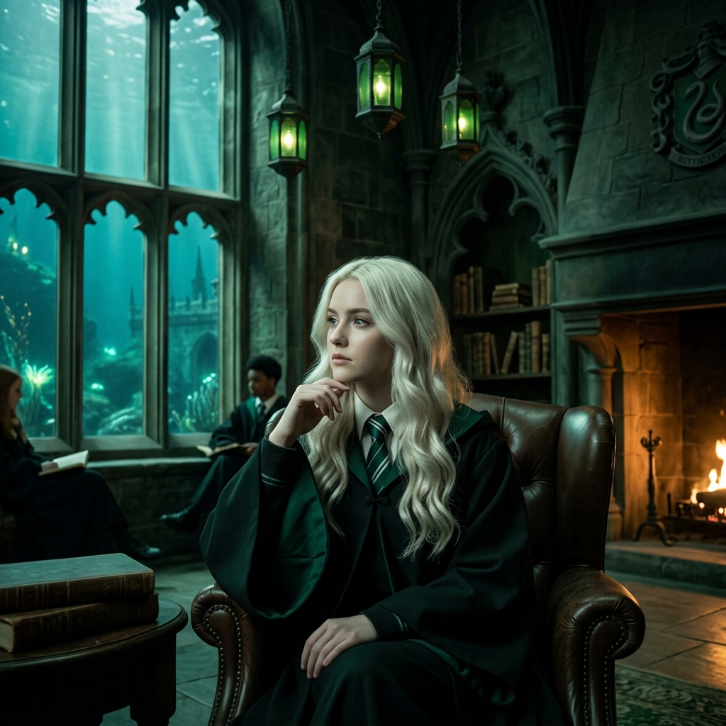 Slytherin Study Ambience